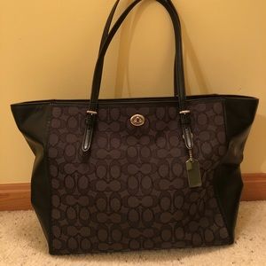 Brown Coach Shoulder Bag